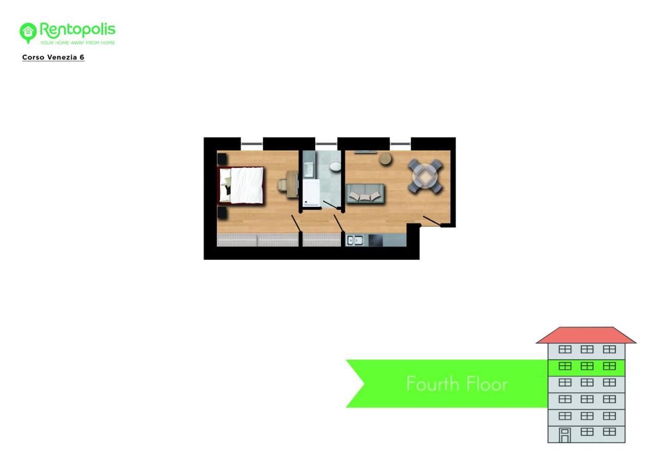 Elegant Apartment Near Brera Area มิลาน ภายนอก รูปภาพ